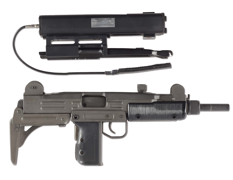 (N) DESERT ORDNANCE COMPANY ACTION ARMS/IMI UZI MACHINE GUN WITH LASER SIGHT (FULLY TRANSFERABLE).