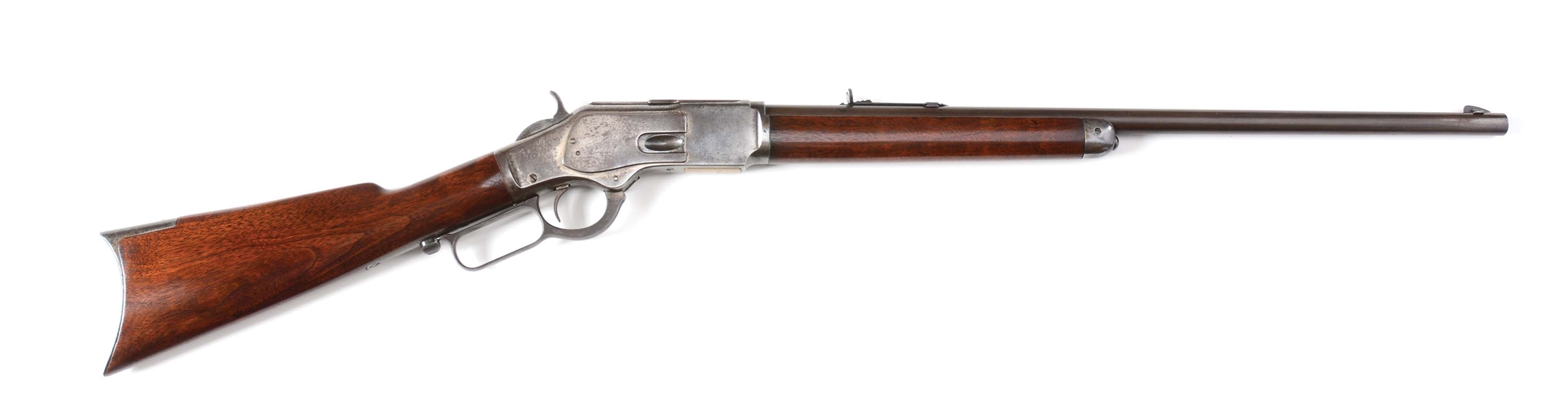 (A) WINCHESTER 1873 LEVER ACTION RIFLE (1888).