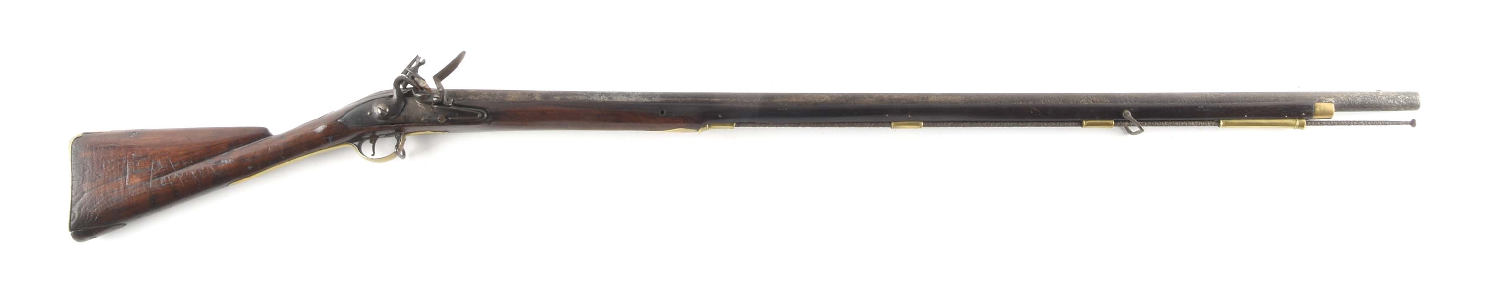 (A) NEW JERSEY MARKED FLINTLOCK CONTRACT MUSKET BY RICHARD WILSON.