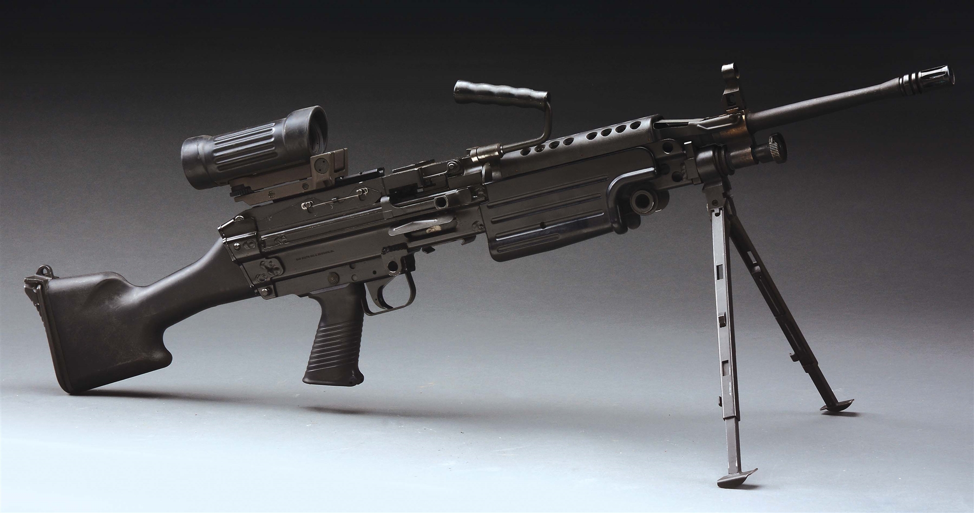 (N) INCREDIBLY RARE MODERN MILITARY FN HERSTAL “MINI-MI” MACHINE GUN (PRE-86 DEALER SAMPLE).