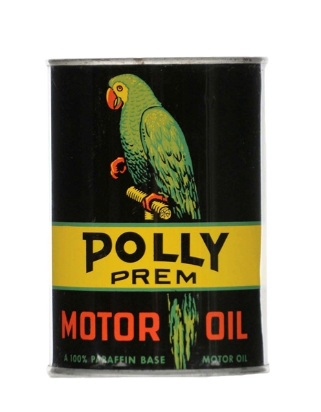POLLY PREMIUM MOTOR OIL ONE QUART CAN. 