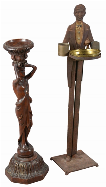 LOT OF 2: SMOKING STANDS.