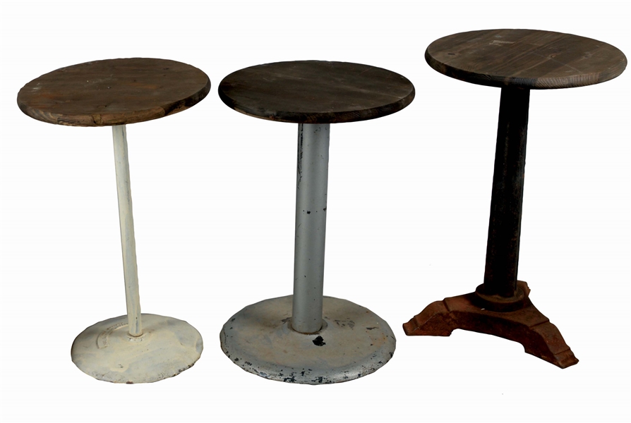 LOT OF 3: SLOT MACHINE STANDS.