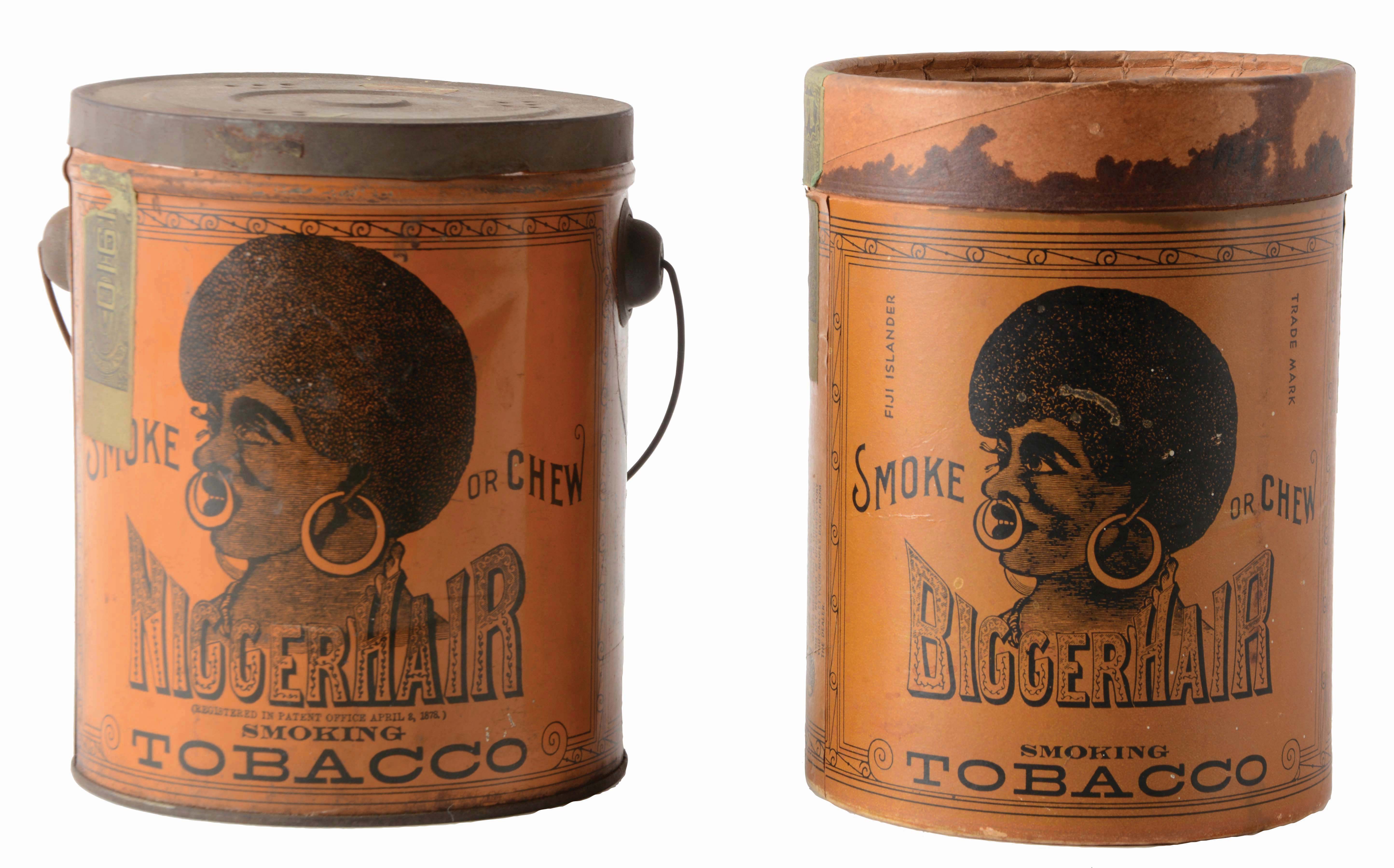 Lot Detail - LOT OF 2: BLACK AMERICANA TOBACCO TINS.