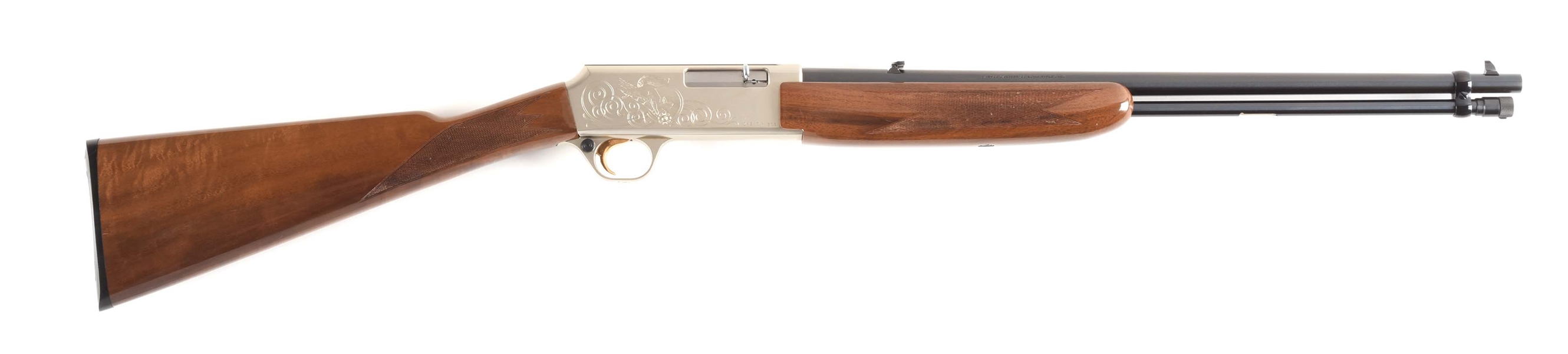 (M) ENGRAVED GRADE II BROWNING .22 SEMI-AUTOMATIC RIFLE (1983).