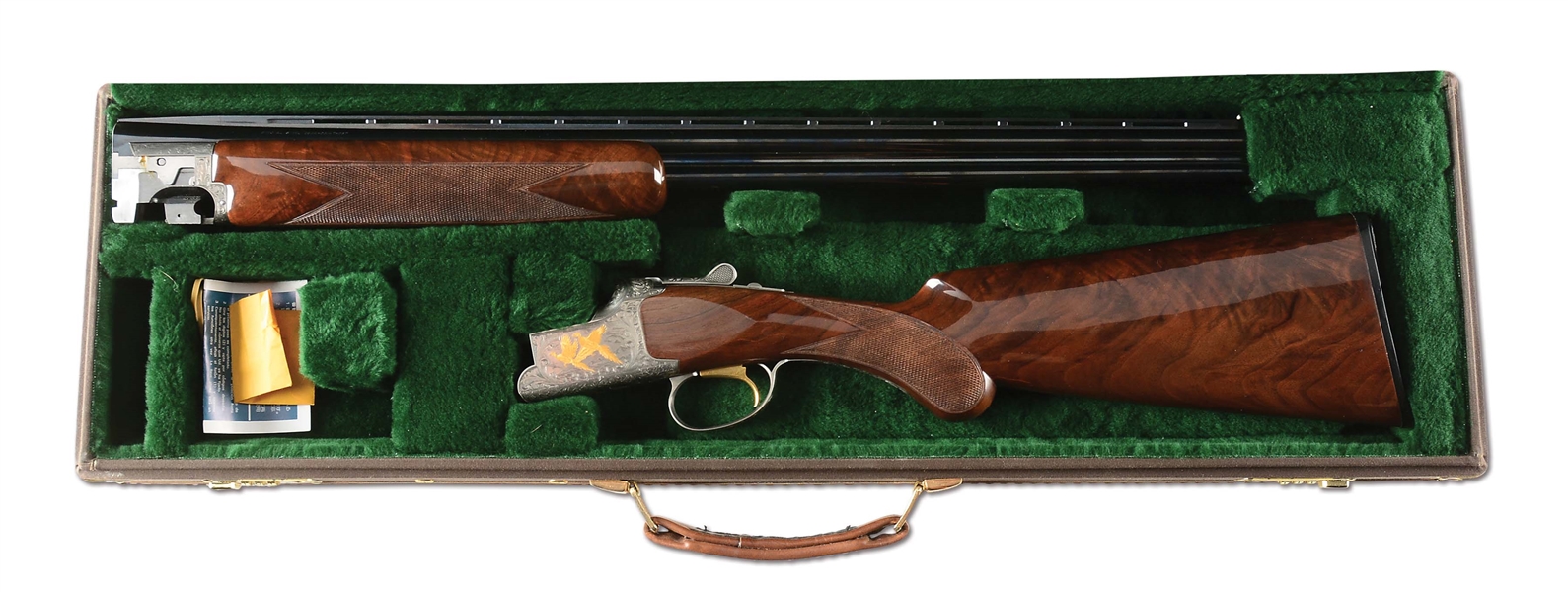 (M) GORGEOUS AND RARE, CASED AND ENGRAVED BROWNING CITORI GRADE VI 28 GAUGE SPECIAL SKEET OVER-UNDER SHOTGUN.