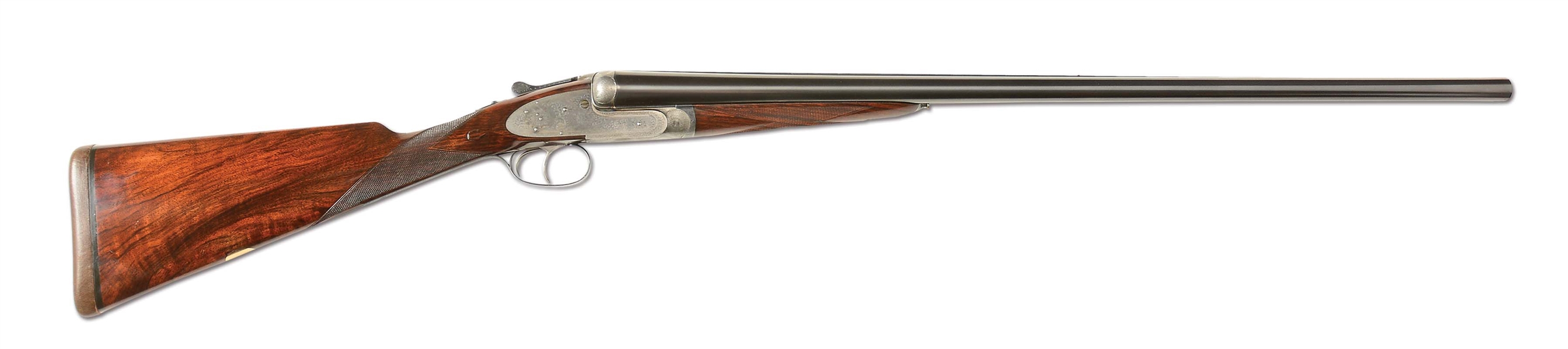 (C) JAMES PURDEY SIDELOCK EJECTOR HEAVY PROOF, HEAVY GAME, OR PIGEON SHOTGUN WITH CASE AND FACTORY LETTER.