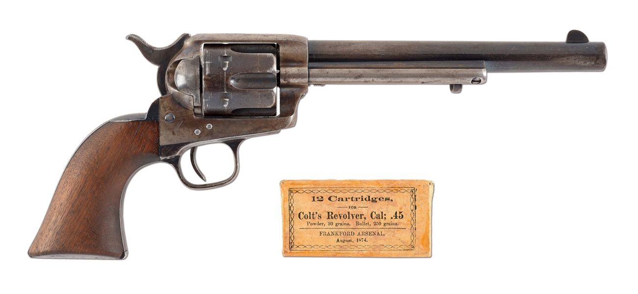 (A) COLT "CUSTER AVENGER" "TROOP C, 7TH CAVALRY" SINGLE ACTION ARMY REVOLVER.