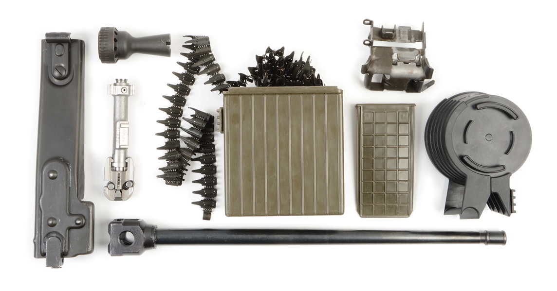 DESIRABLE SET OF CONVERSION PARTS FOR MG-42 MACHINE GUN TO FIRE .308 NATO.