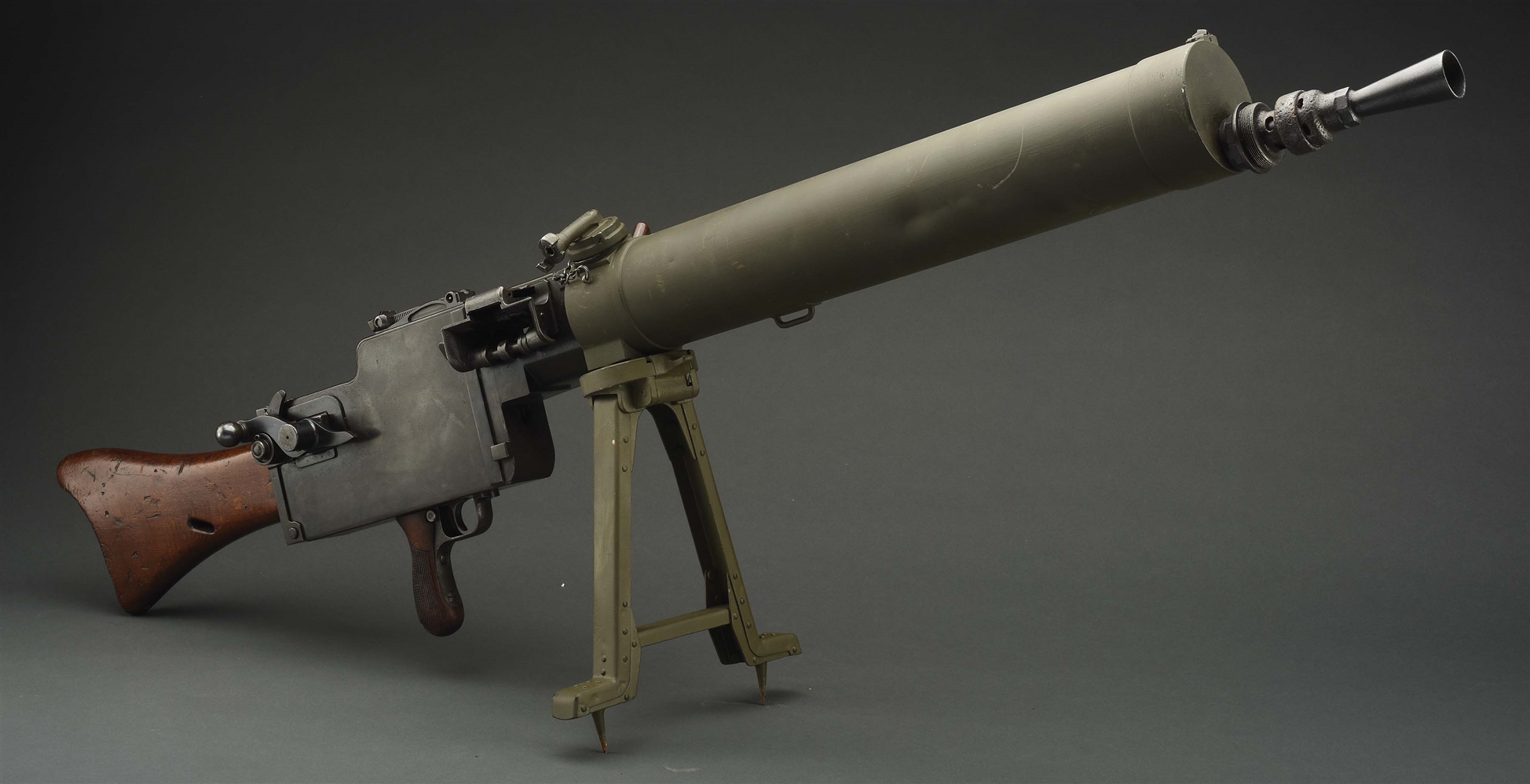 (N) FINE CONDITION GERMAN WORLD WAR I MAXIM 08/15 MACHINE GUN (CURIO AND RELIC).