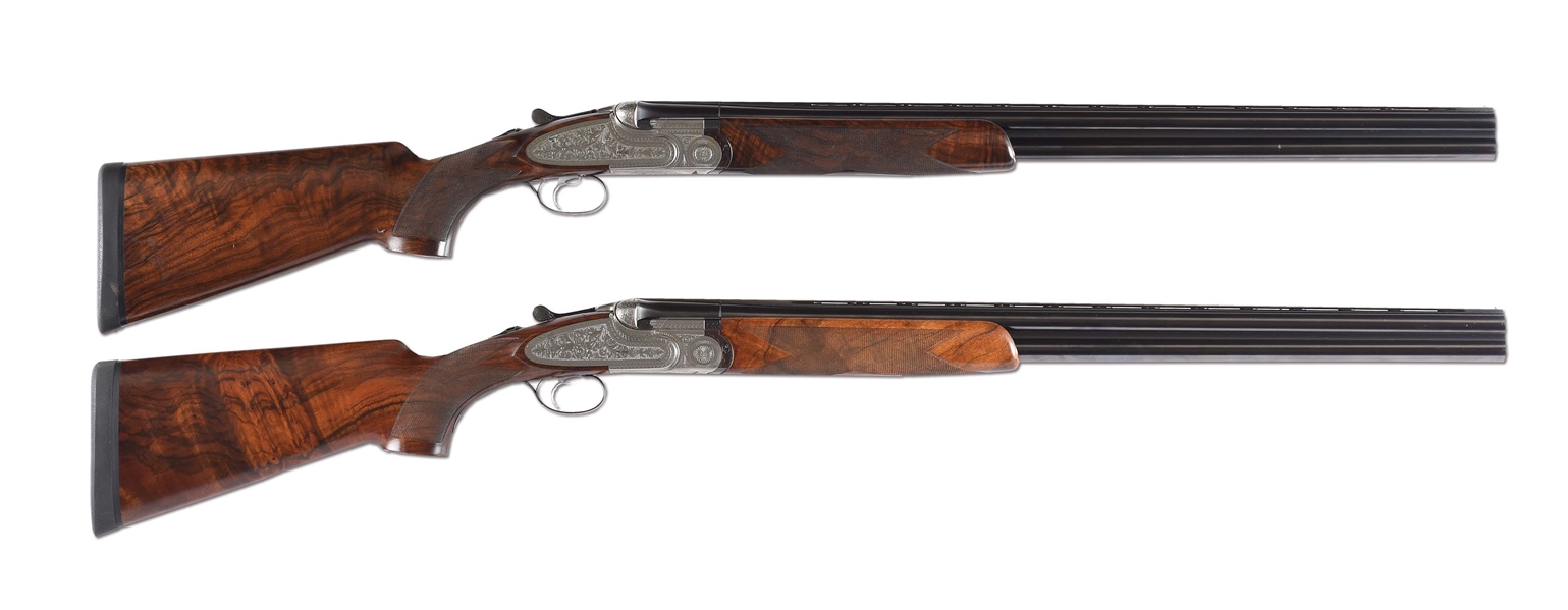 (M) A PAIR OF BERETTA SO-3 OVER-UNDER GAME SHOTGUNS WITH CASES.