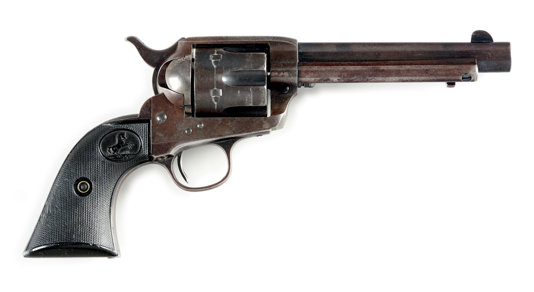 (C) DOCUMENTED WELLS FARGO COLT SINGLE ACTION ARMY REVOLVER (1909).