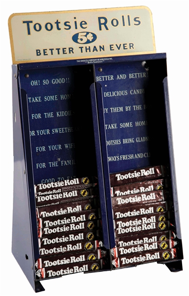 TOOTSIE ROLL COUNTER DISPLAY.