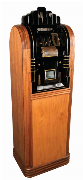 **50¢ MILLS NOVELTY CO. EXTRAORDINARY BELL CONSOLE SLOT MACHINE.  