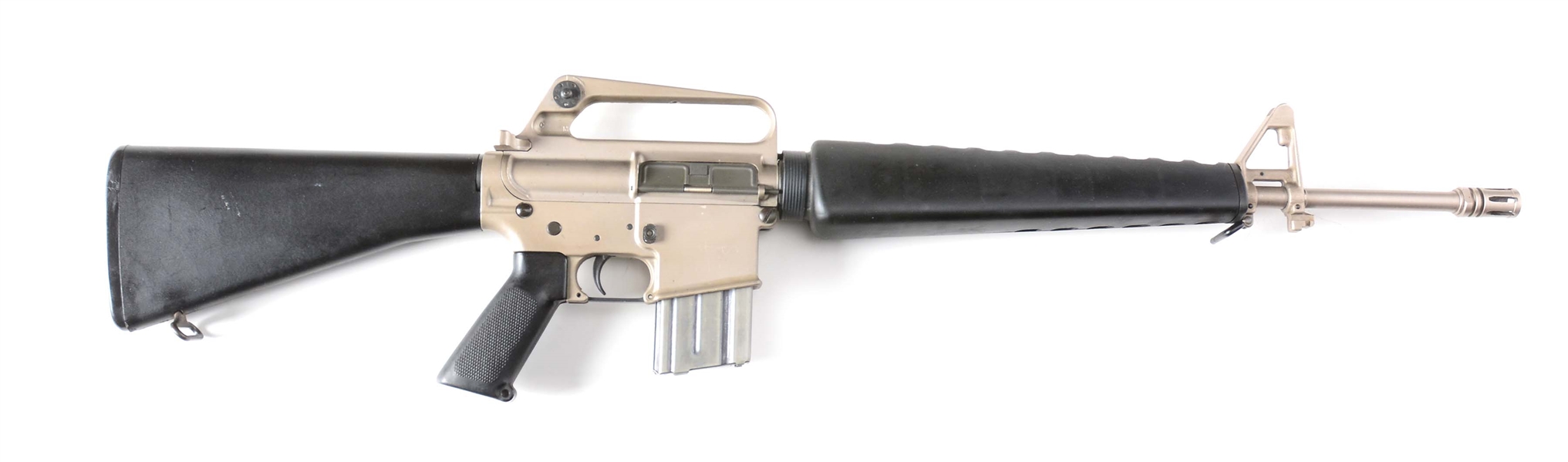 (M) VERY RARE ELECTROLESS-NICKEL PRE-BAN COLT AR-15 MODEL SP1 SEMI-AUTOMATIC RIFLE (1983).