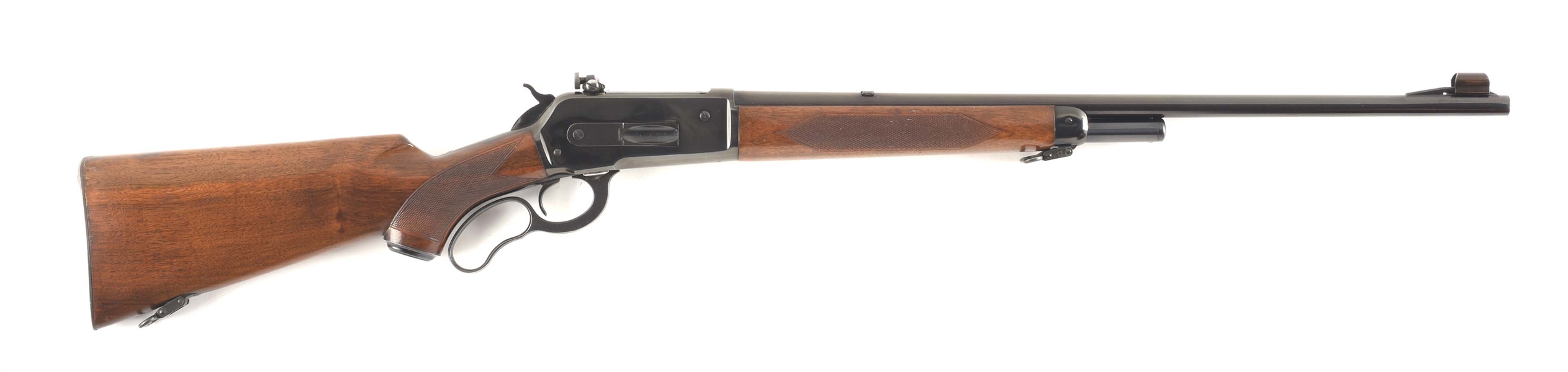 (C) HIGH CONDITION WINCHESTER DELUXE MODEL 71 LEVER ACTION RIFLE (1956).