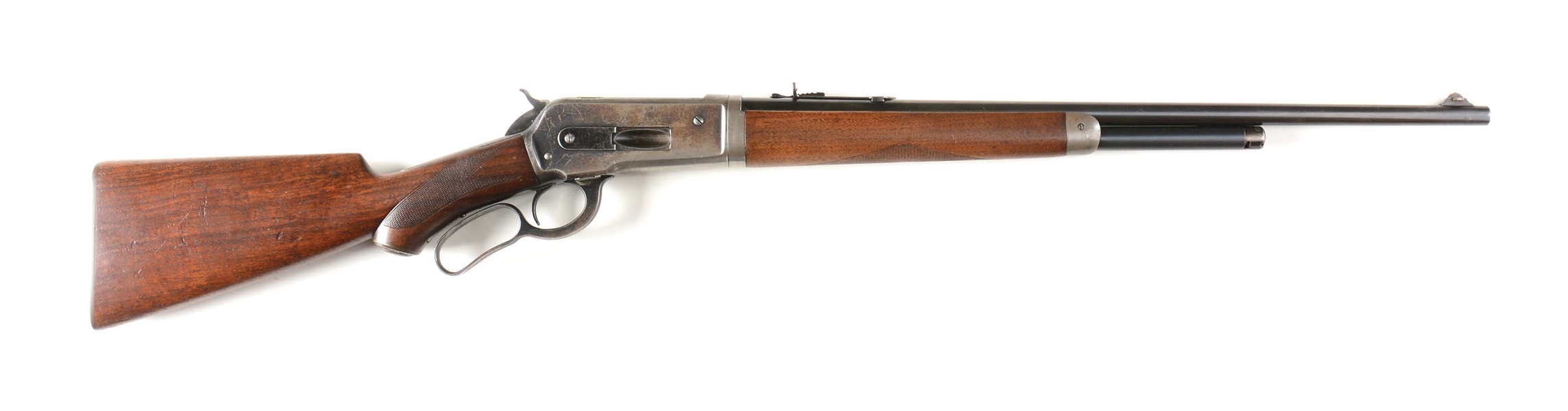 (C) WINCHESTER MODEL 1886 LEVER ACTION RIFLE (1918).