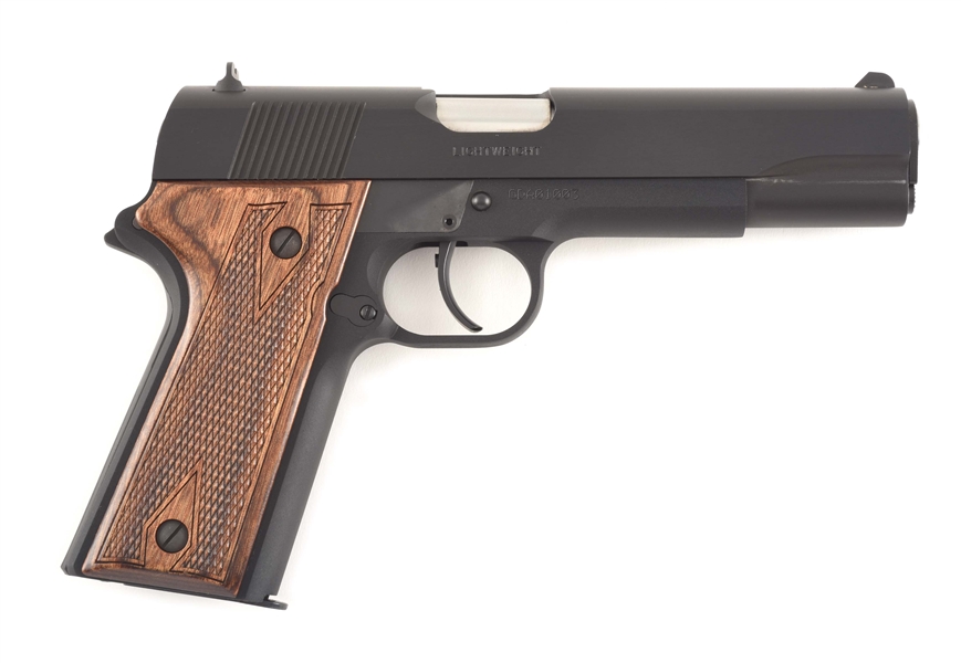 (M) COLT GOVERNMENT MODEL DOUBLE ACTION "LIGHTWEIGHT" SEMI-AUTOMATIC PISTOL WITH CASE.