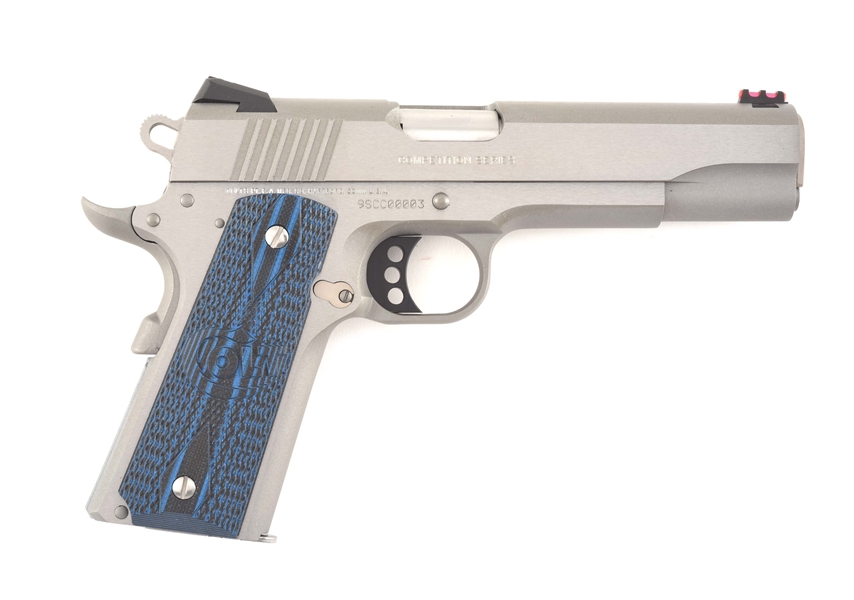(M) CASED COLT 1911 COMPETITION SERIES SEMI-AUTOMATIC PISTOL WITH ACCESSORIES