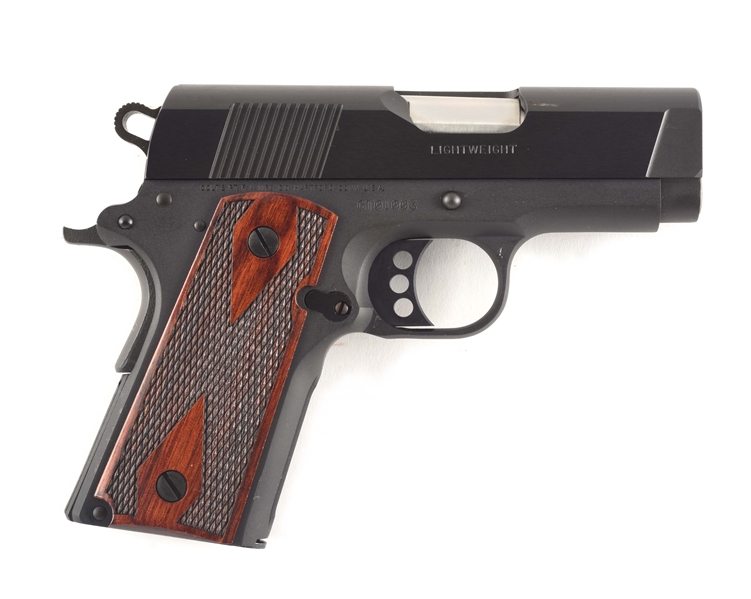(M) CASED COLT NEW AGENT SERIES 90 LIGHTWEIGHT SEMI-AUTOMATIC PISTOL WITH ACCESSORIES.
