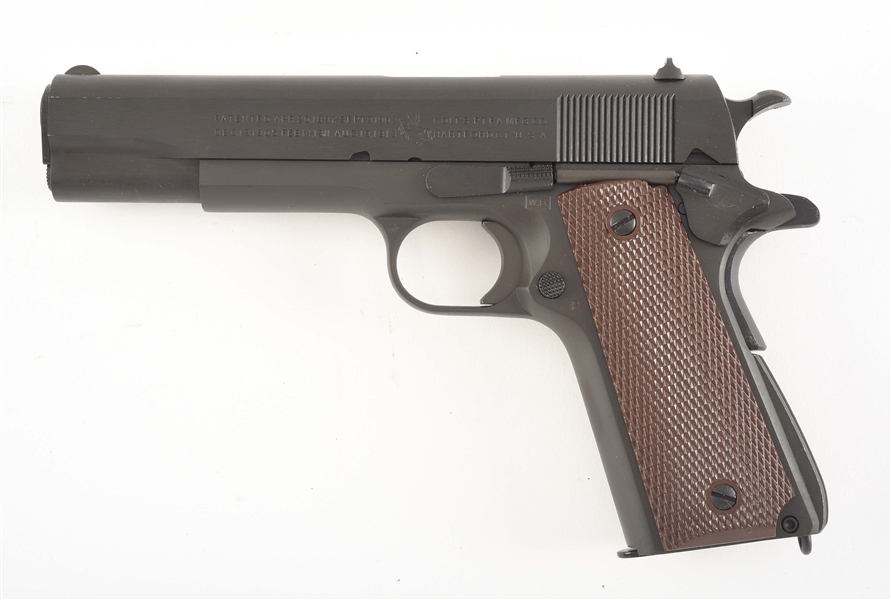 Lot Detail - (M) COLT WORLD WAR II REPRODUCTION M1911A1 WITH SLIPCASE ...