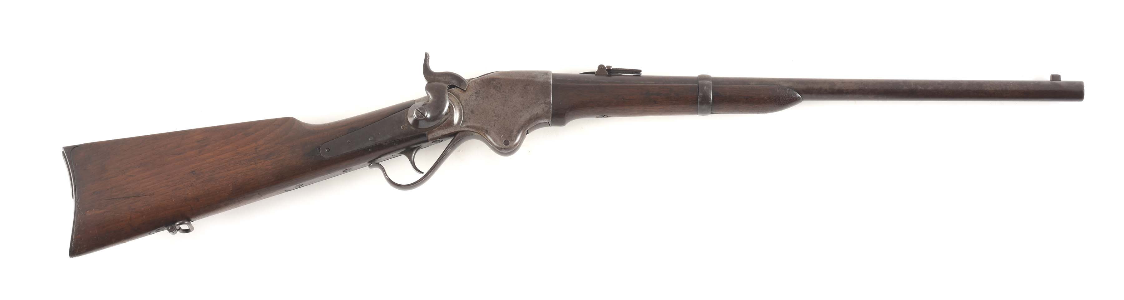 (a) spencer model 1860 saddle ring carbine. 