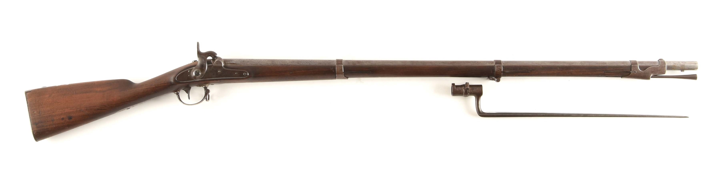 (A) SPRINGFIELD 1842 MUSKET WITH BAYONET (1844).