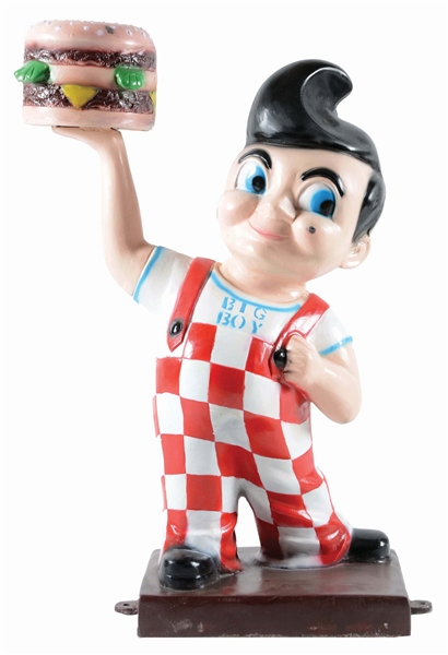 BIG BOY METAL FIGURAL STATUE.