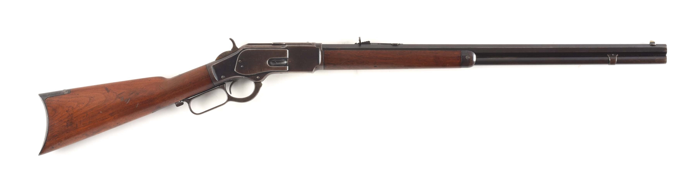 (A) WINCHESTER MODEL 1873 LEVER ACTION RIFLE (1894).
