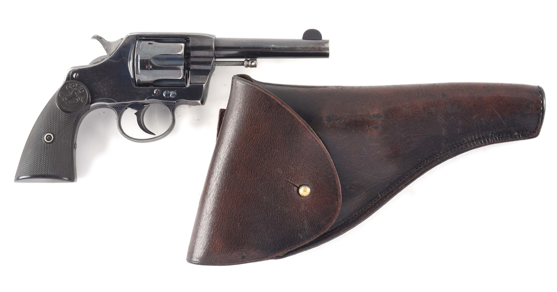 (C) COLT NEW ARMY .41 DOUBLE ACTION REVOLVER (1900).