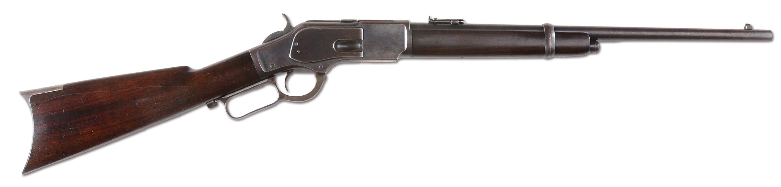 (A) RARE HIGH CONDITION SPECIAL ORDER WINCHESTER MODEL 1873 .44 LEVER ACTION SADDLE RING CARBINE (1887).