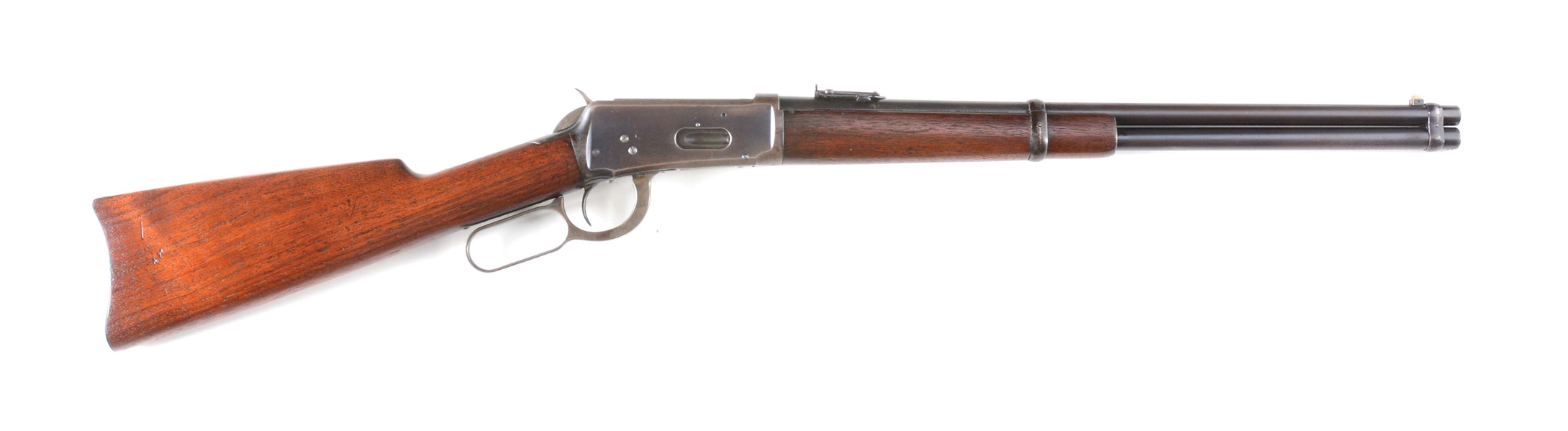 (A) WINCHESTER MODEL 1894 SADDLE RING CARBINE (1898).