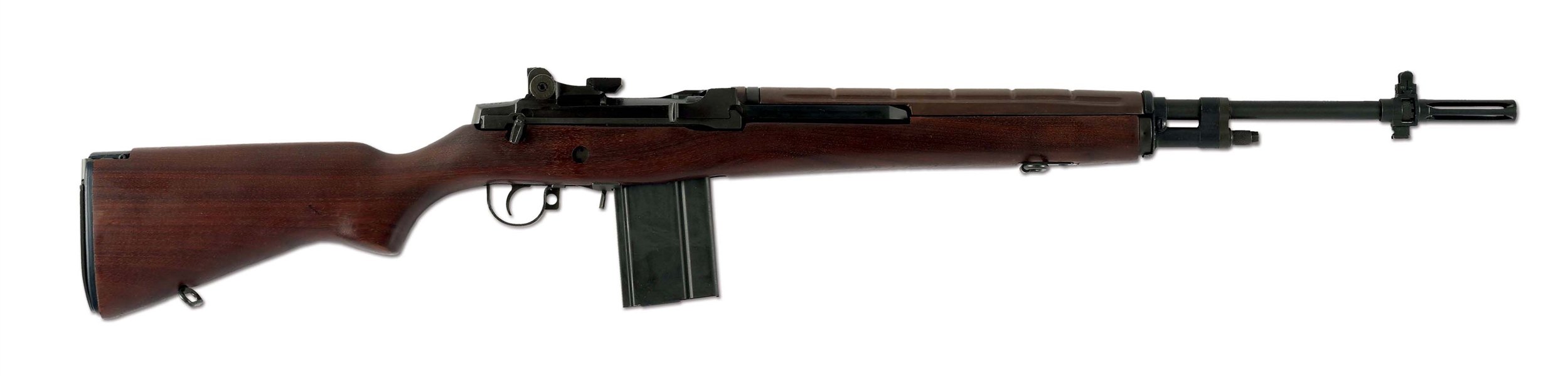 (N) HIGH CONDITION SPRINGFIELD ARMORY M1A (M14) MACHINE GUN WITH ORIGINAL BOX (FULLY TRANSFERABLE).