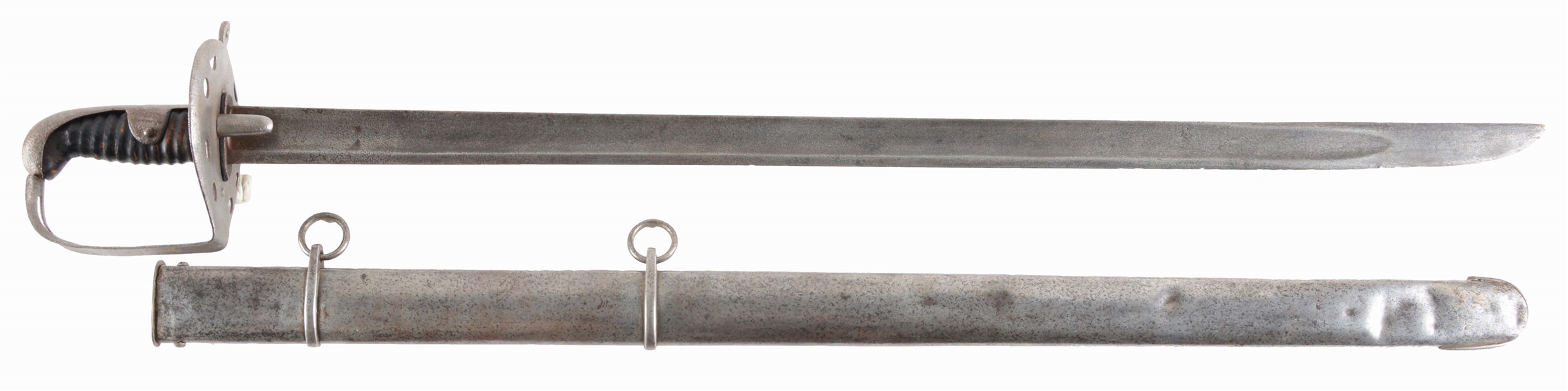 A SCARCE AND DESIRABLE PATTERN 1796 BRITISH HEAVY CAVALRY SWORD, FROM THE COLLECTION OF THE RENOWNED AUTHOR RICHARD H. BEZDEK. 