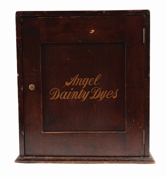 ANGEL DAINTY DYES DISPLAY CABINET.