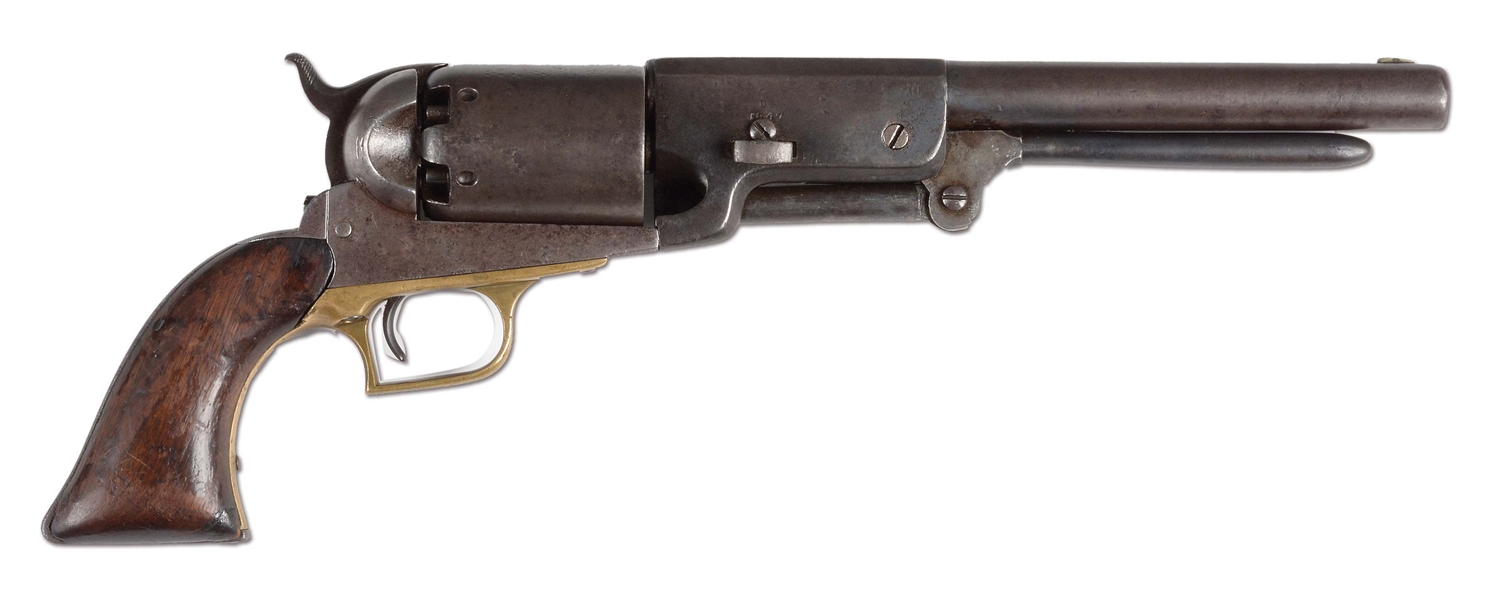 (A) VERY RARE COLT WALKER PERCUSSION REVOLVER AUTHENTICATED BY THE TEXAS GUN COLLECTORS ASSOCIATION.