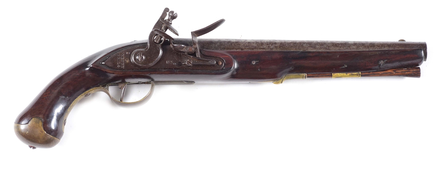(A) MODEL 1807 US CONTRACT PISTOL BY J. HENRY.