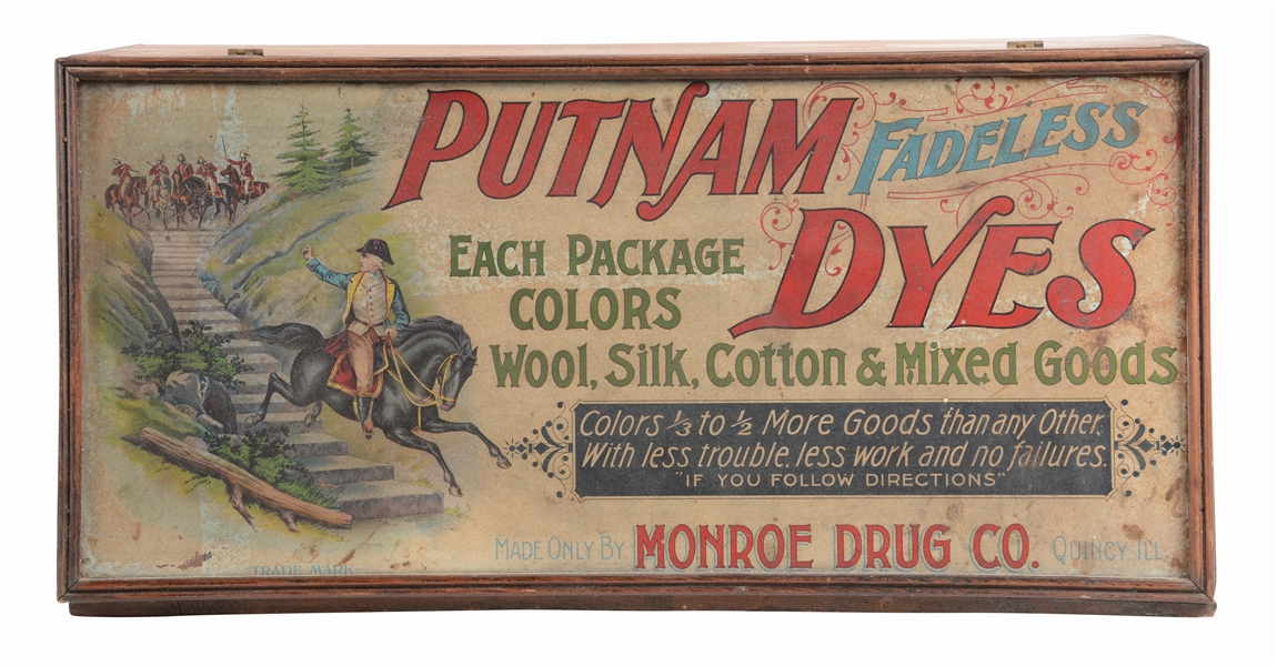 LOT OF 2: SLADES PURE SPICES AND PUTNAM DYES CASES.