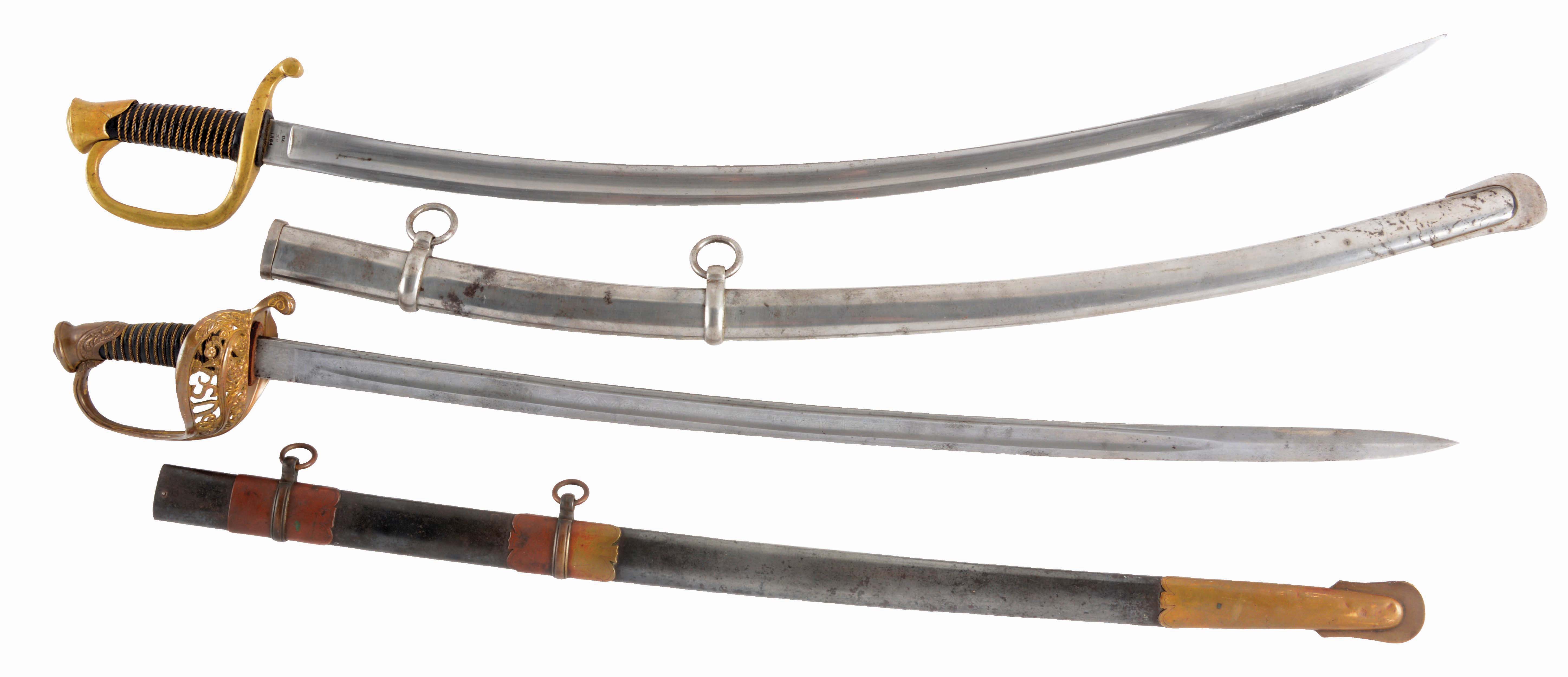 Lot Detail Lot Of 2 U S Civil War Swords