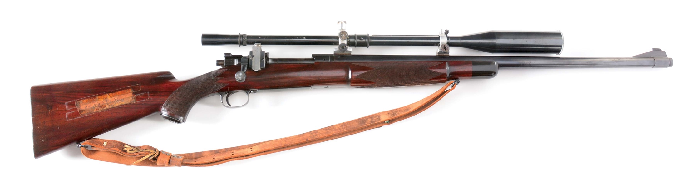 (C) SUPERB ORIGINAL CONDITION GRIFFIN & HOWE 1903 SPRINGFIELD LONG RANGE TARGET RIFLE WITH FECKER SCOPE. 