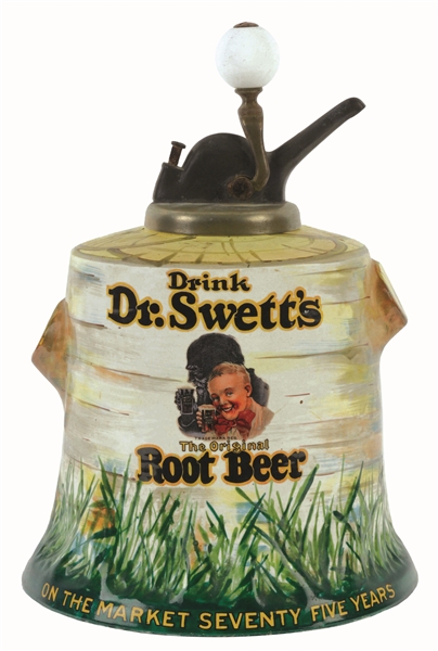 DRINK DR. SWETTS ROOT BEER SYRUP DISPENSER.
