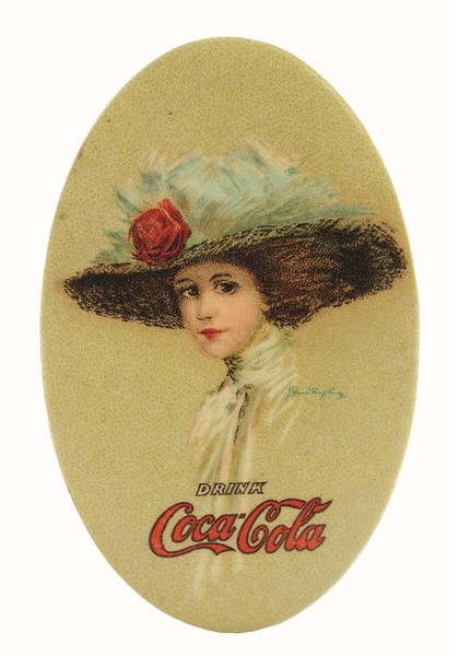 1910 COCA-COLA POCKET MIRROR.
