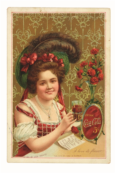 1902 COCA-COLA TRADE CARD.