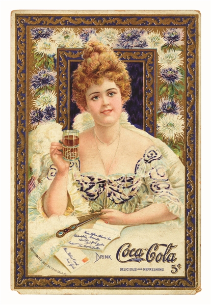 1903 COCA-COLA MENU CARD.