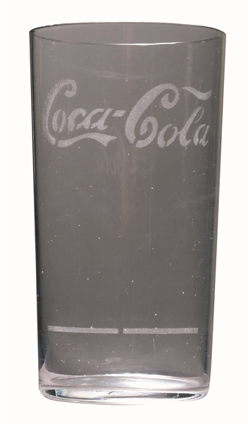 1900 - 1904 COCA-COLA STRAIGHT-SIDED GLASS.