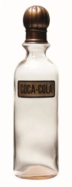 1900 - 1910 COCA-COLA FIRED LABEL BOTTLE.