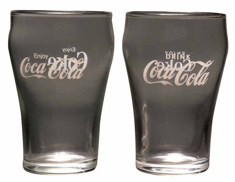 LOT OF 2: COCA-COLA ACL GLASSES.