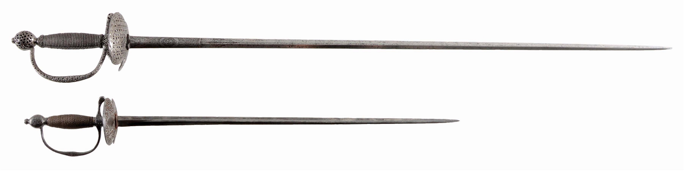LOT OF 2: TWO EUROPEAN SWORDS, 18TH CENTURY AND LATER. 