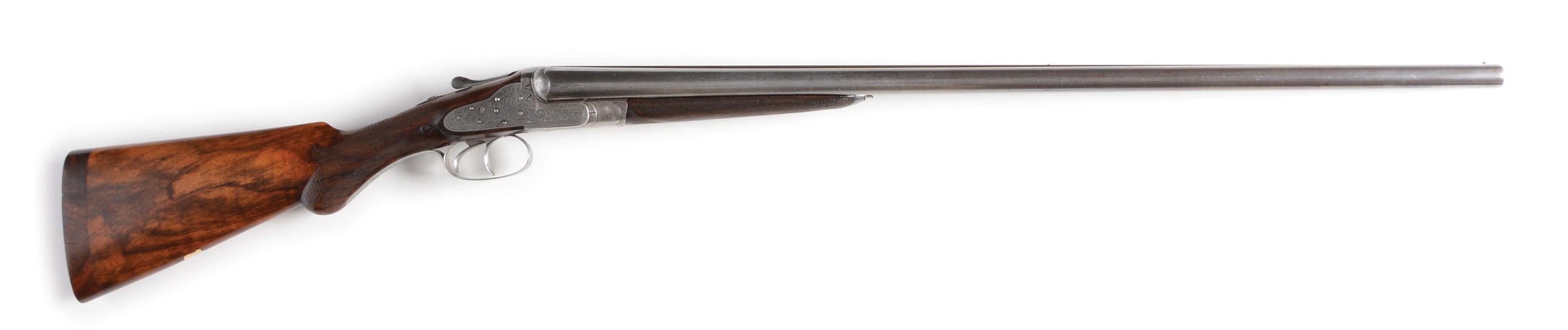 (C) HIGH GRADE KEEP BROTHERS OF LONDON AND BIRMINGHAM 12 BORE SIDE BY SIDE SHOTGUN.