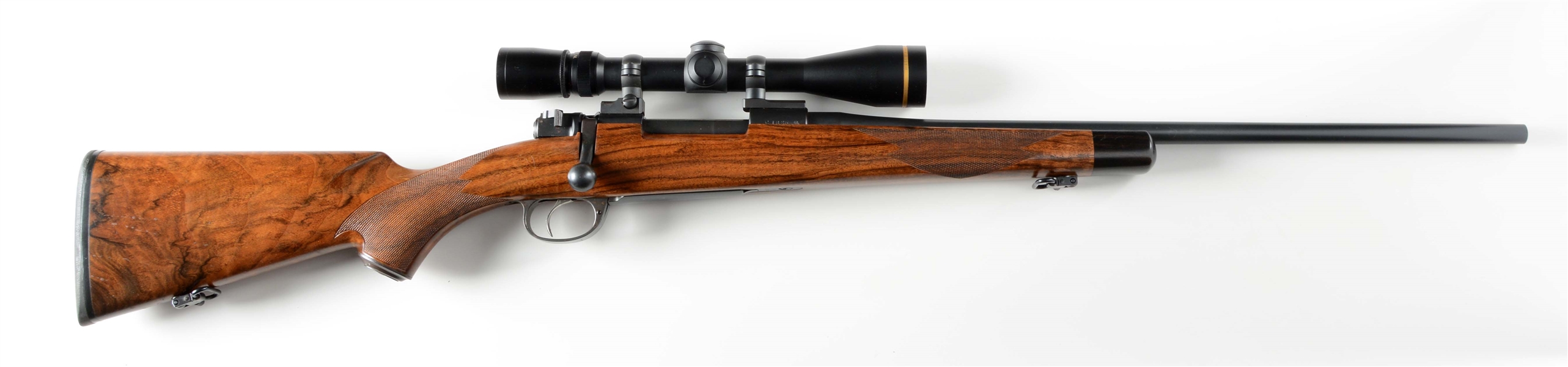 (C) C.L. MOORE MAUSER ARGENTINE CUSTOM BOLT ACTION SPORTING RIFLE.